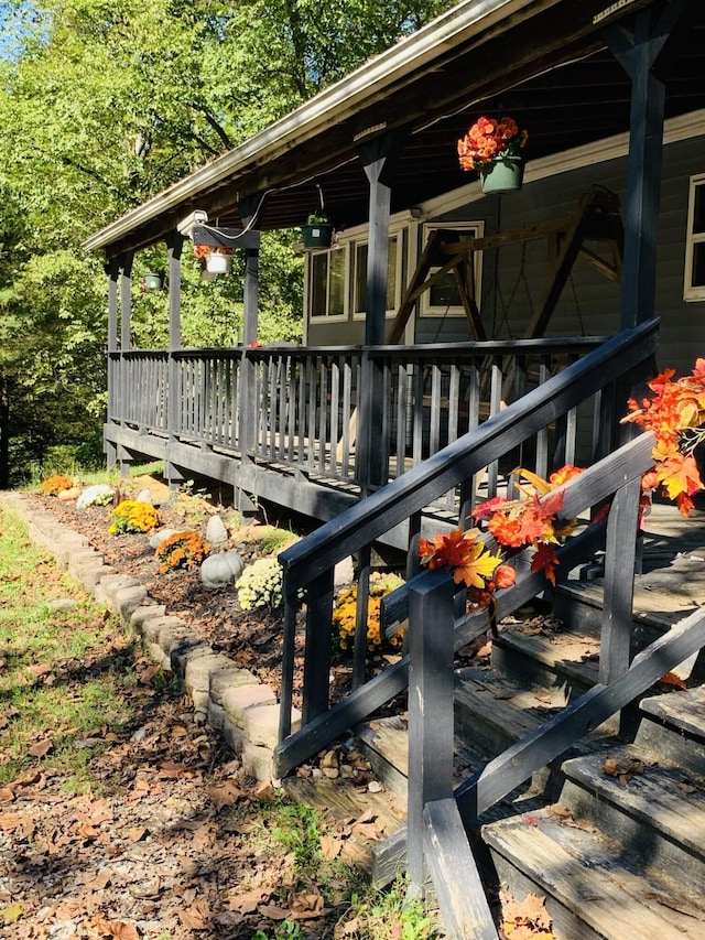 view of deck