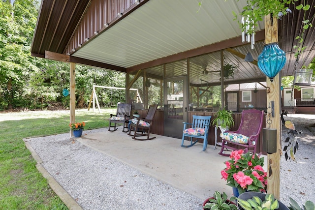 view of patio