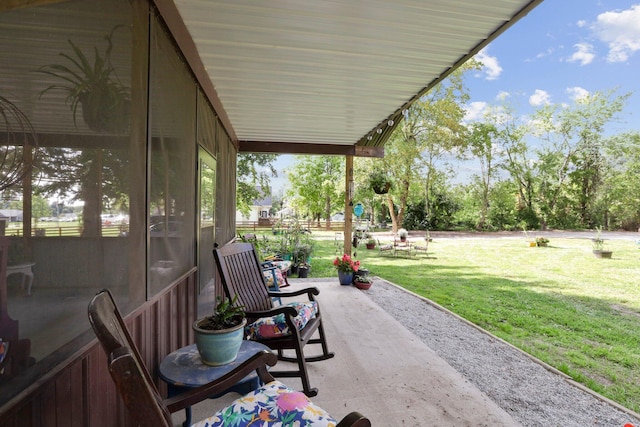 view of patio