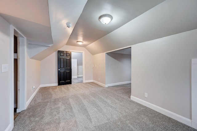 1468 E Whittier St, Columbus, OH 43206 - additional living space featuring carpet floors and vaulted ceiling
