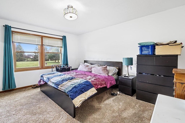 bedroom with carpet flooring