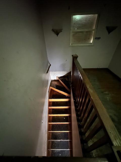 view of stairs