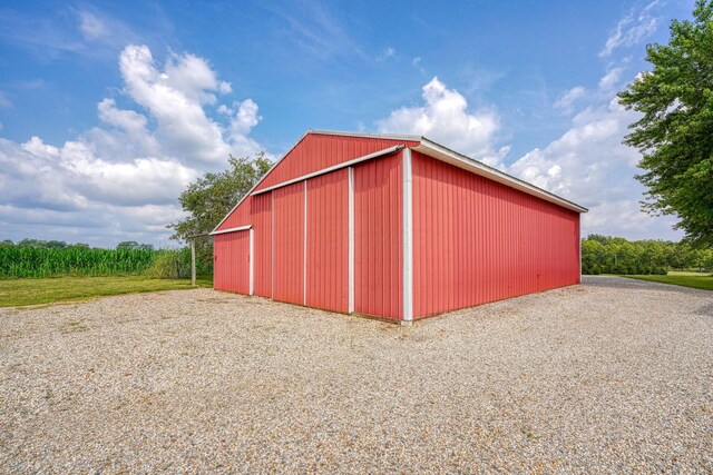 view of outbuilding