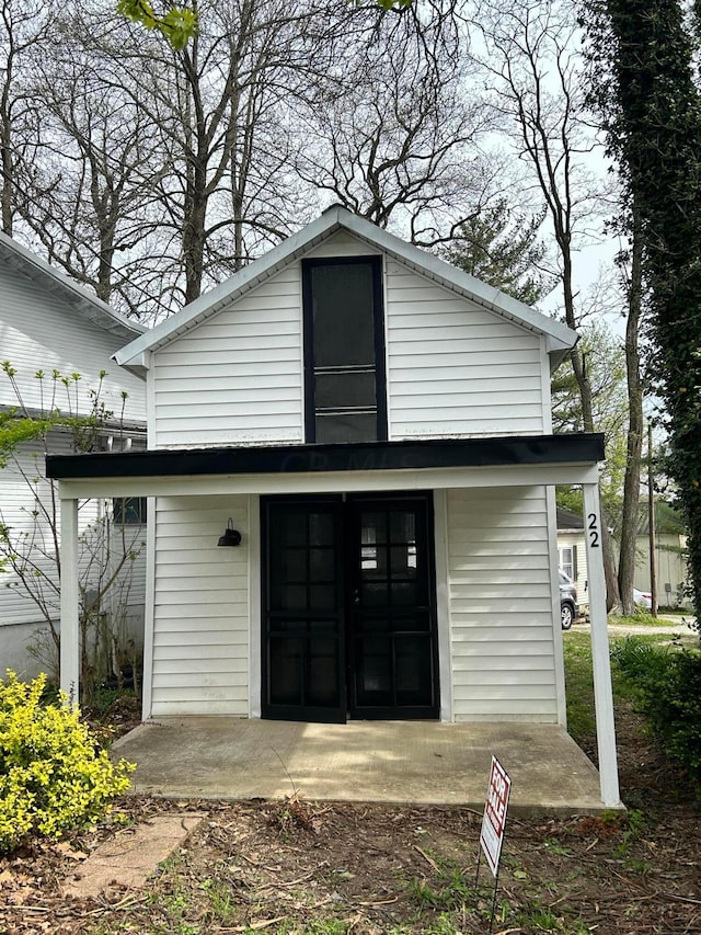 view of rear view of house