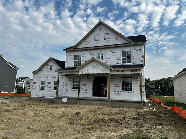 view of property in mid-construction