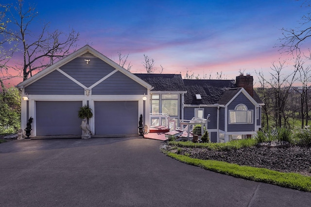 6730 Dublin Rd, Dublin, OH 43017 - view of front of house with a garage
