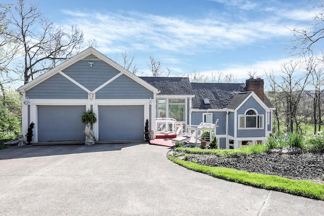 6730 Dublin Rd, Dublin, OH 43017 - view of front of house featuring a garage