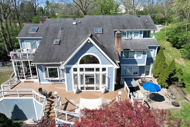 6730 Dublin Rd, Dublin, OH 43017 - rear view of house featuring a patio area
