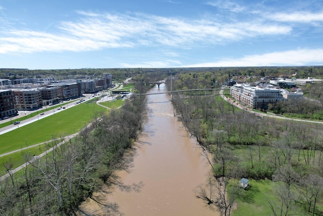 6730 Dublin Rd, Dublin, OH 43017 - birds eye view of property with a water view