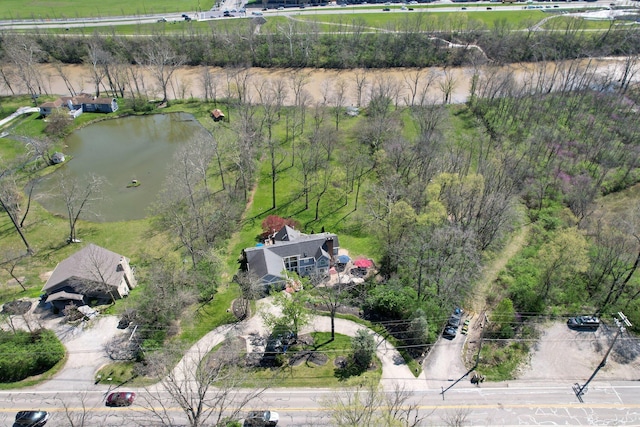 6730 Dublin Rd, Dublin, OH 43017 - bird's eye view with a water view