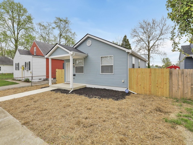 view of front of home