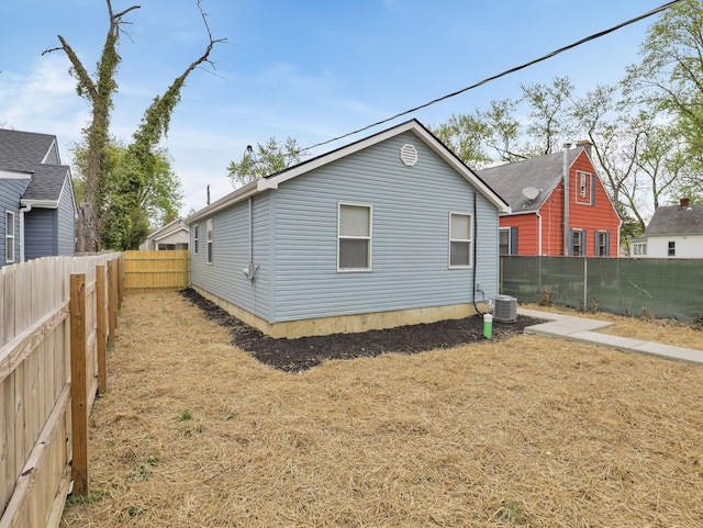 exterior space with central AC unit