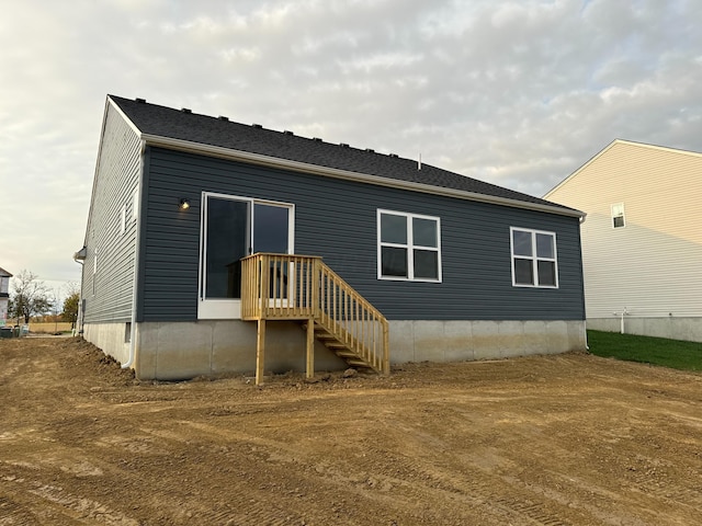 view of rear view of house