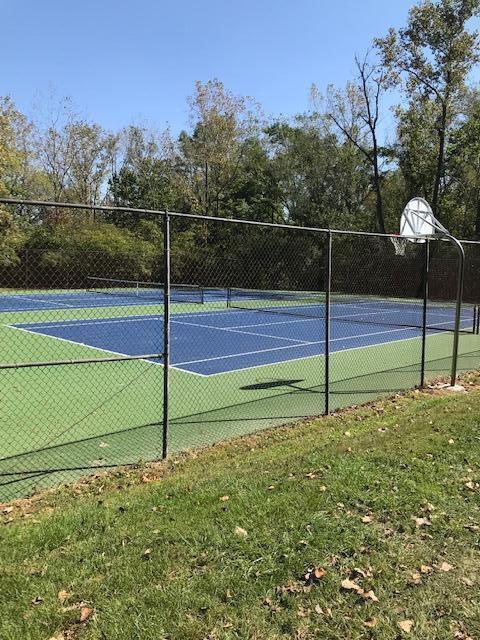 view of tennis court