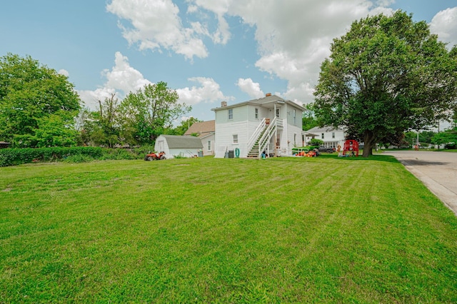 view of yard