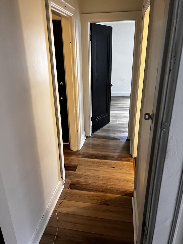 1001 Lilley Ave, Columbus, OH 43206 - corridor with dark hardwood / wood-style floors