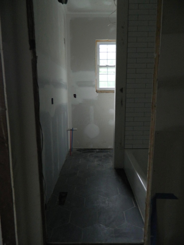 bathroom featuring a bathing tub