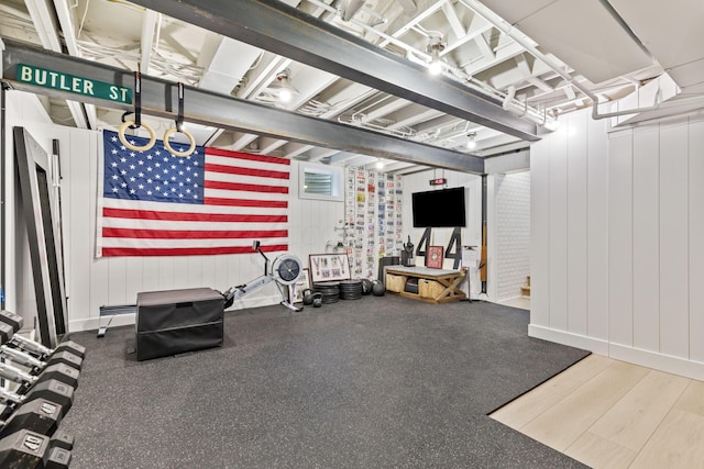 view of workout room