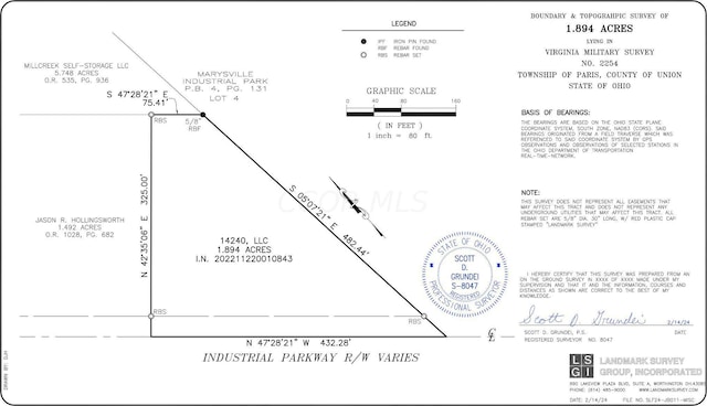 Listing photo 3 for 14240 Industrial Pkwy, Marysville OH 43040