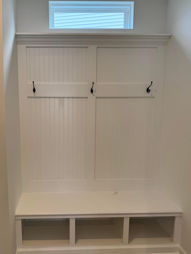 mudroom with plenty of natural light