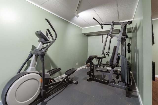 view of exercise room