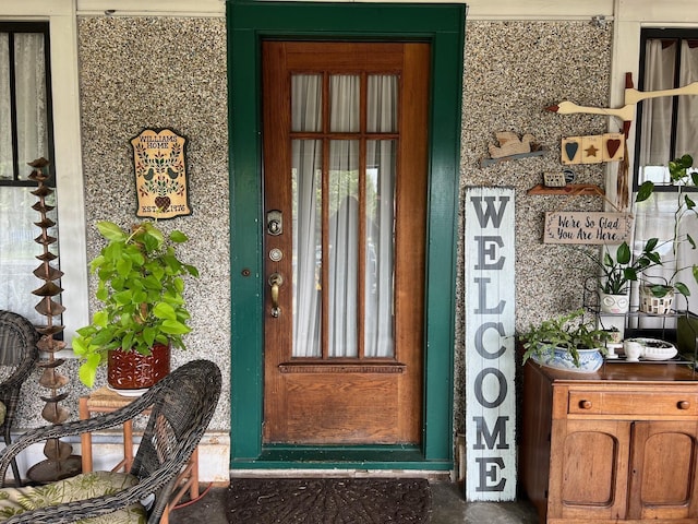 view of entrance to property