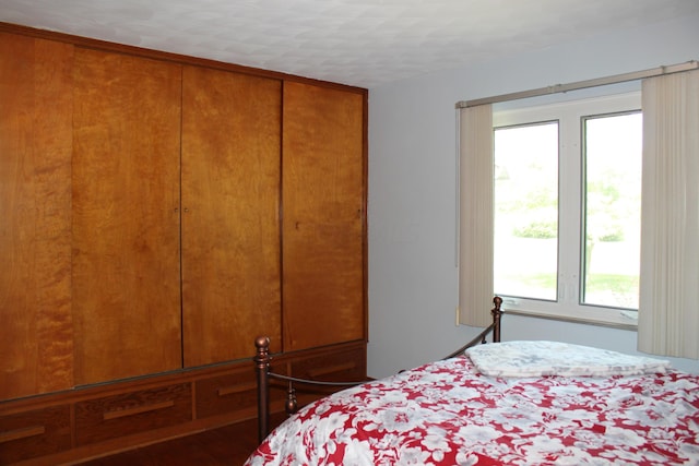 bedroom featuring a closet