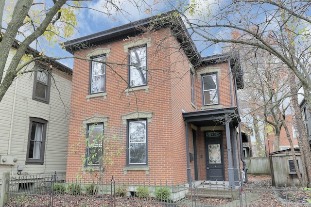 view of italianate house