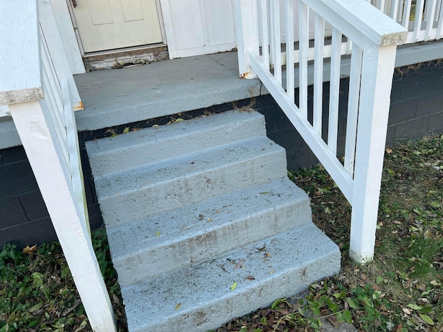 view of staircase