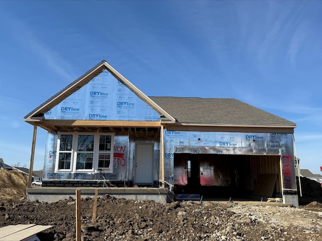 view of property in mid-construction