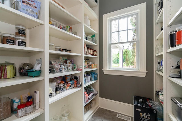 view of pantry