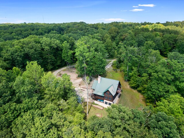 17441 Keister Rd, Laurelville, OH 43135 - view from above of property with a forest