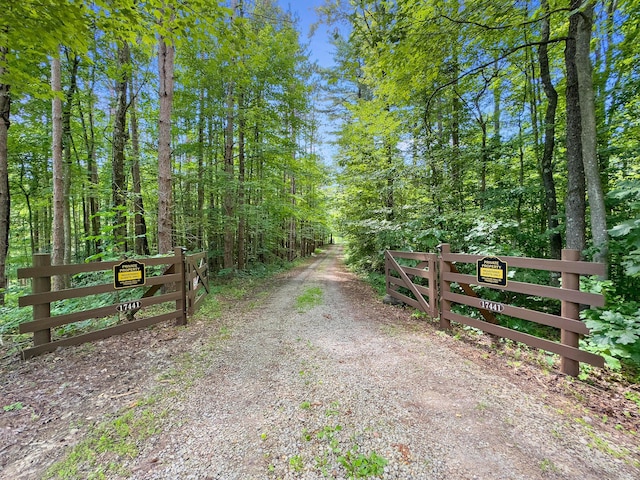 17441 Keister Rd, Laurelville, OH 43135 - view of road with a forest view
