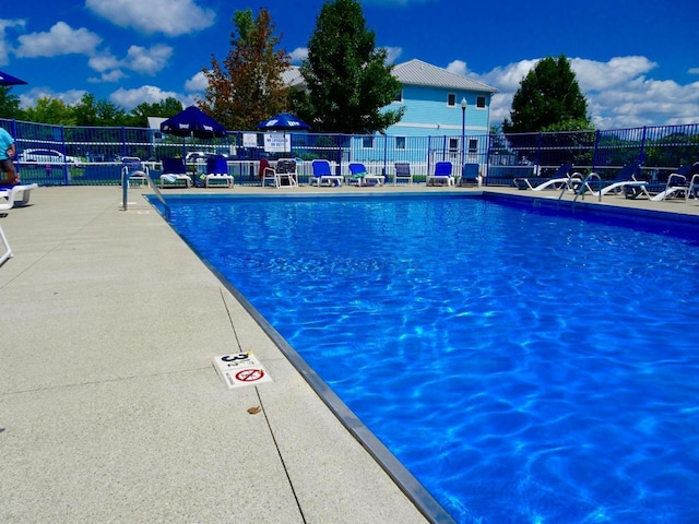 view of pool