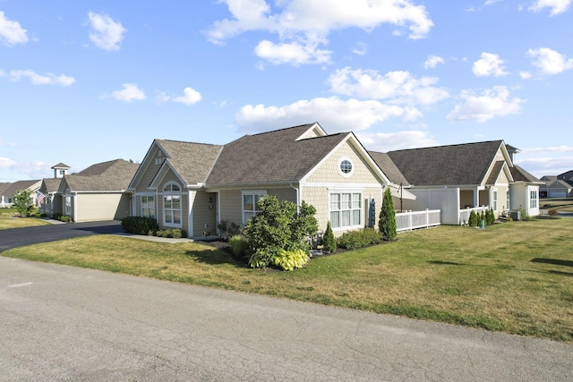 ranch-style house with a front yard