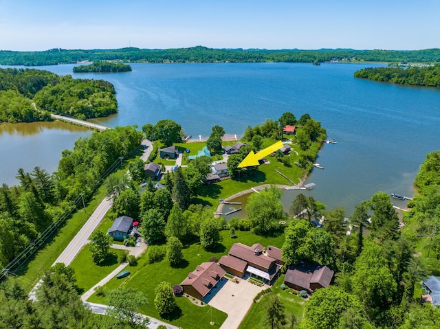 4 Cadillac Dr, Senecaville, OH 43780 - aerial view with a water view