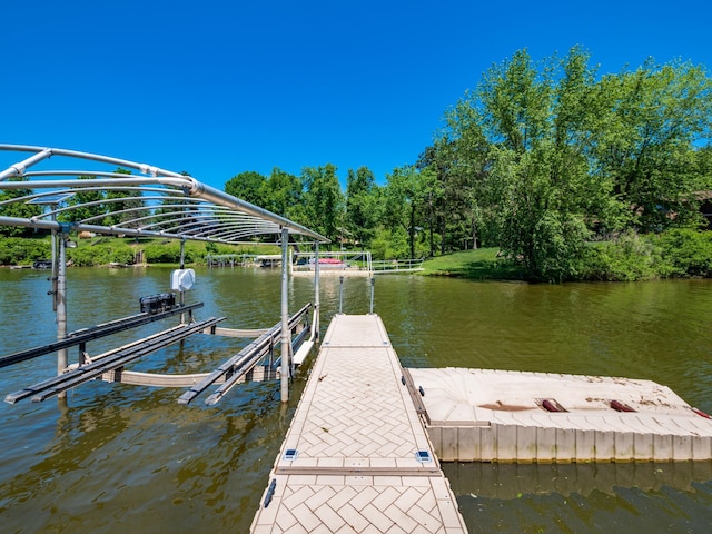 4 Cadillac Dr, Senecaville, OH 43780 - dock area featuring a water view