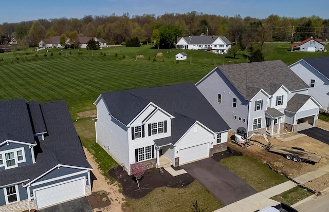 9931 Glenfield Ct Lot 37, Plain City, OH 43064 - birds eye view of property featuring a residential view