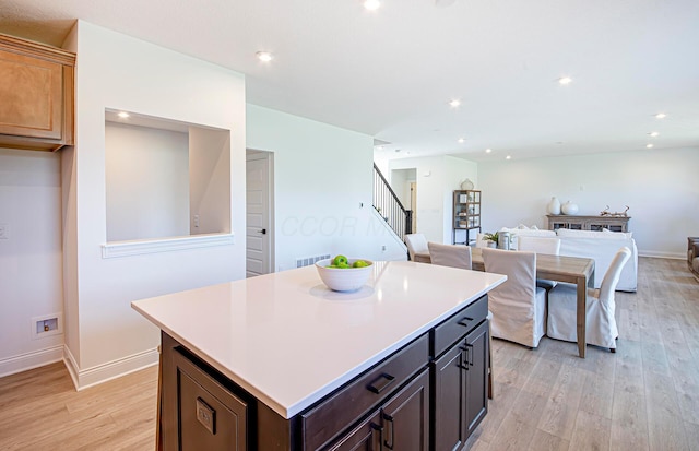 9931 Glenfield Ct Lot 37, Plain City, OH 43064 - kitchen featuring light wood finished floors, recessed lighting, and baseboards