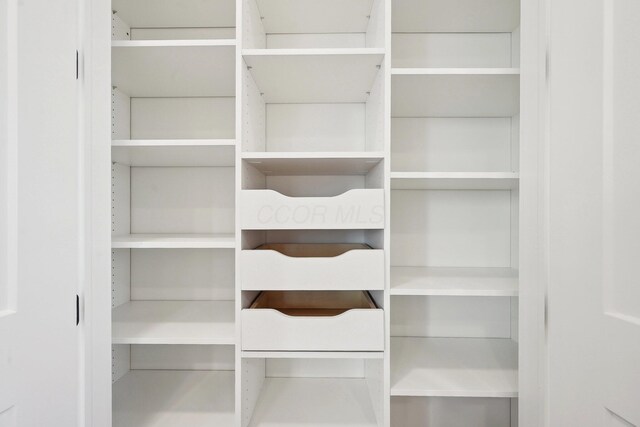 view of closet