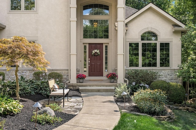 view of entrance to property