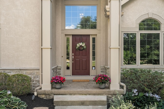 view of entrance to property