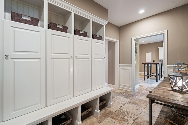 view of mudroom