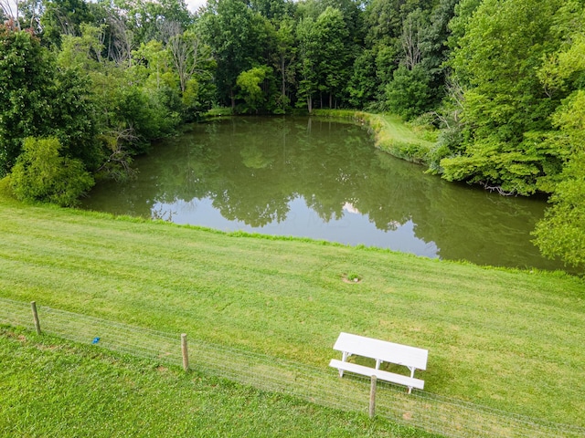 property view of water