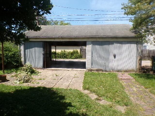 2343 Indianola Ave, Columbus, OH 43202 - garage with concrete driveway