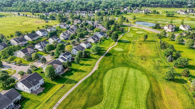 7265 Bromfield Dr, Canal Winchester, OH 43110 - aerial view of residential area with a nearby body of water and a golf course