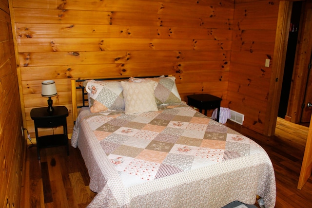 bedroom featuring hardwood / wood-style floors