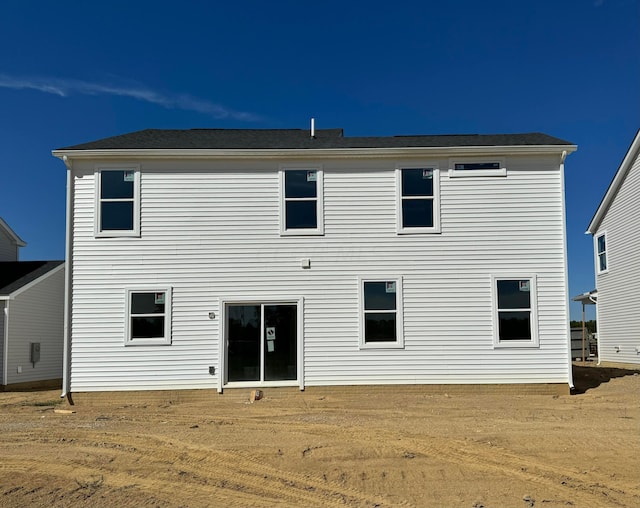 view of back of property