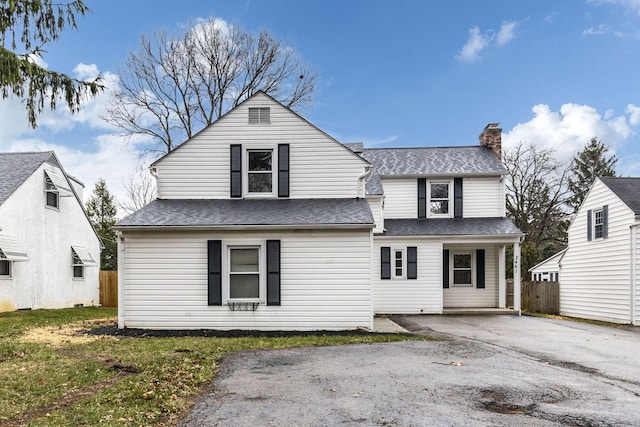 view of front of house