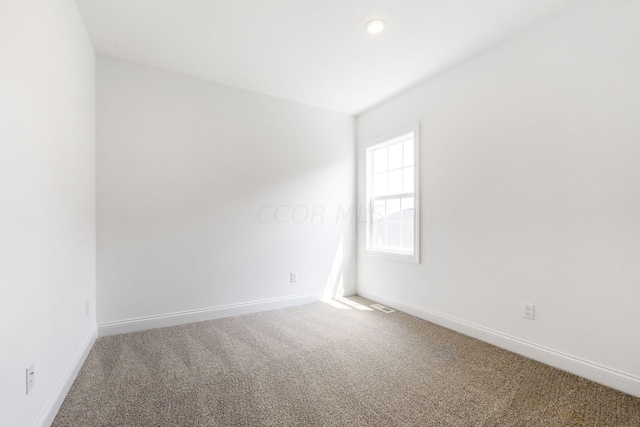 empty room featuring carpet floors